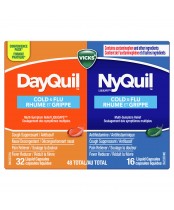 Vicks DayQuil NyQuil Cold & Flu Liquicaps Combo Pack